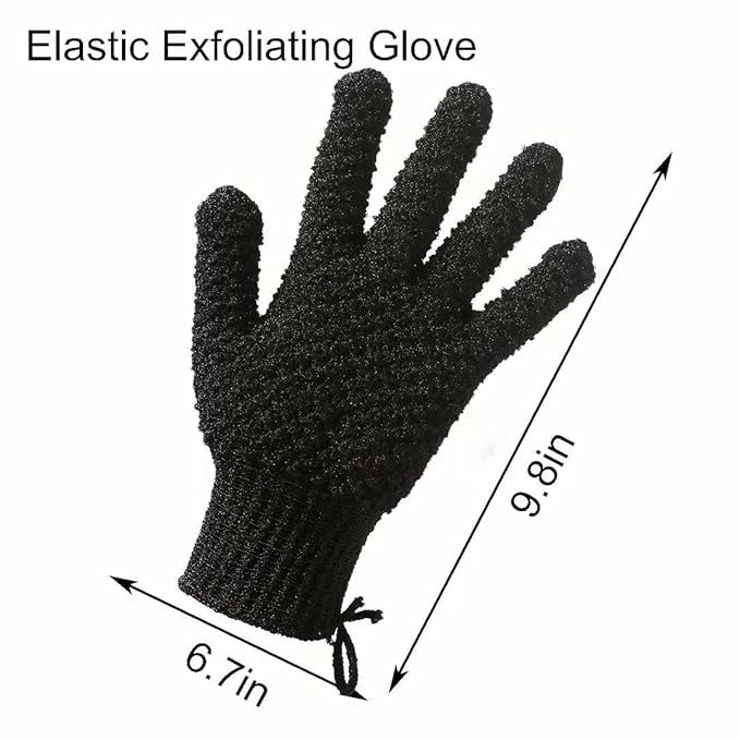 2 Pairs Bath Exfoliating Gloves - Image 2