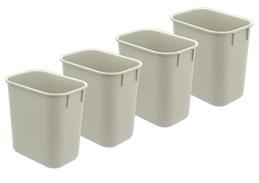 Acrimet Wastebasket, Deskside Bin, 3.25 Gallon/13 Quart/ 12 Liter by Organizingyourlife