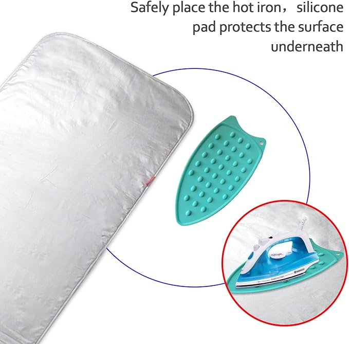Ironing Mat, Thickened Ironing Blanket Ironing Pad, Double-Side Using Heat - Image 3