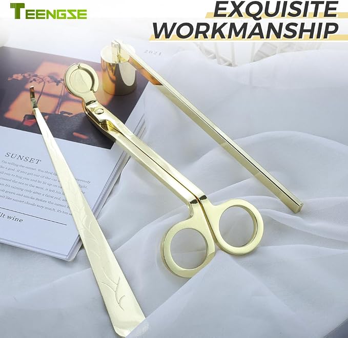 3 in 1 Candle Accessory Set, Candle Wick Trimmer, Candle Wick Snuffer, Candle - Image 6