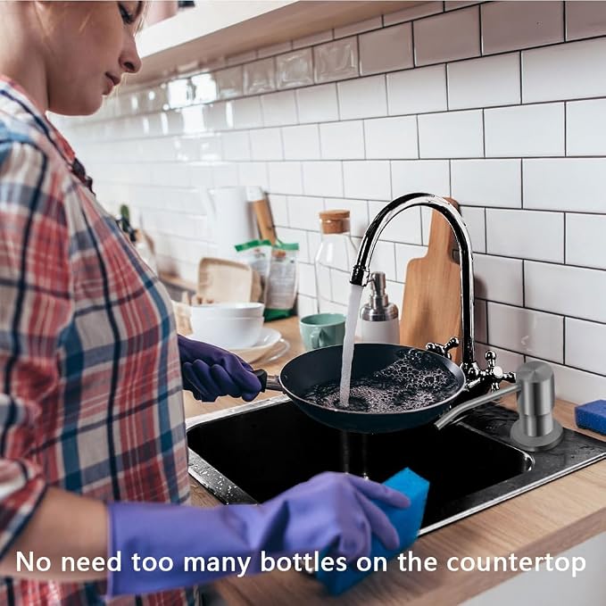 Soap Dispenser for Kitchen Sink, in Sink Soap Dispenser Pump, Say Goodbye to - Image 4