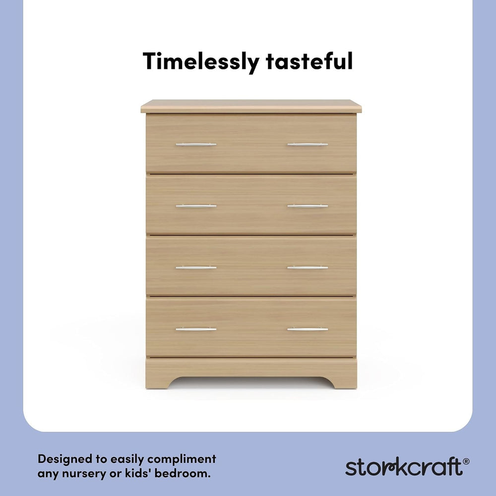 Storkcraft Brookside 4 Drawer Chest, Driftwood