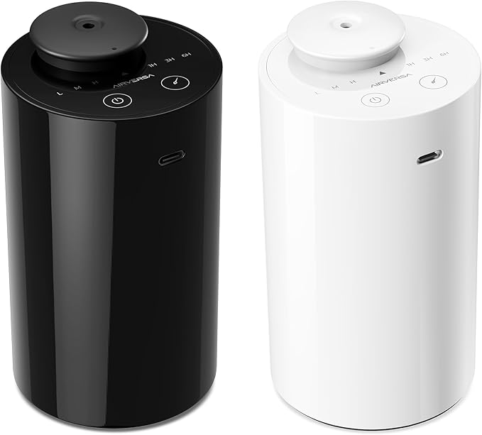 Waterless Diffuser for Essential Oil, Battery Operated Nebulizer, 0.7 Fl.Oz./ by Airversa