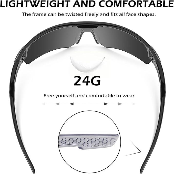 OXG 12 Pack Safety Glasses for Men Women, ANSI Z87.1 Safety Goggles Impact - Image 4