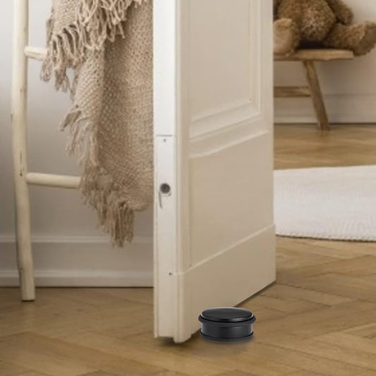 Sumnacon 2Pcs Heavy Duty Door Stoppers No Drill, Sturdy Stainless Steel Floor - Image 2