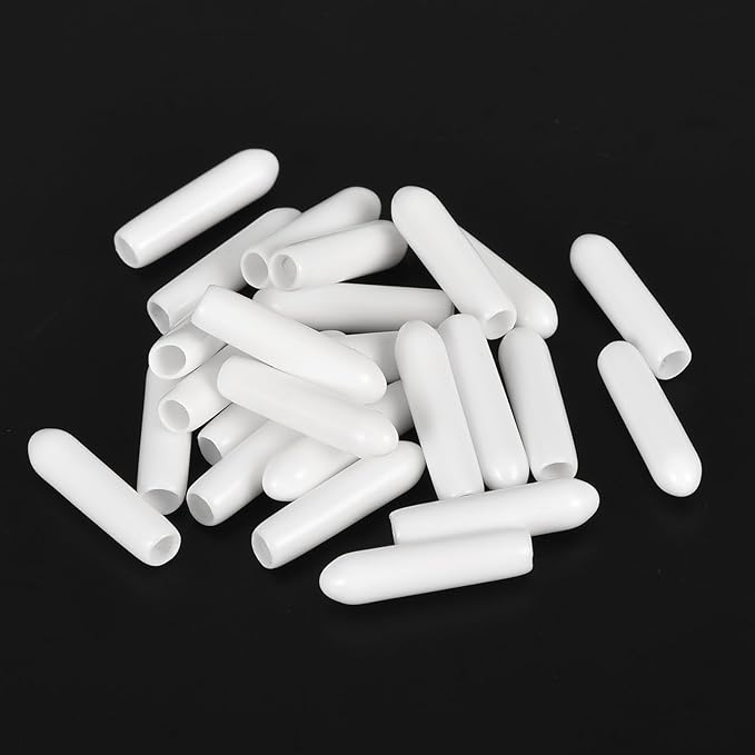 uxcell 20pcs Rubber End Caps 3mm ID Vinyl Round End Cap Cover Screw Thread - Image 4