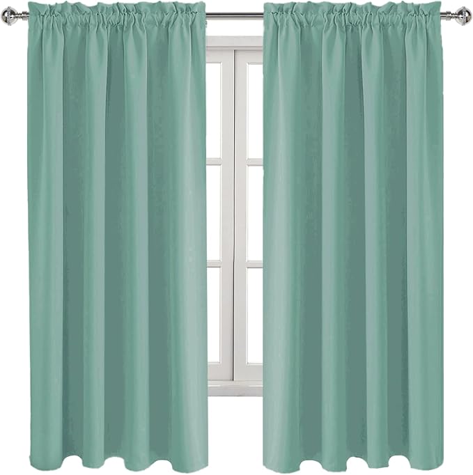 DWCN Blackout Curtains Thermal Insulated, Energy Saving & Noise Reducing - Image 9