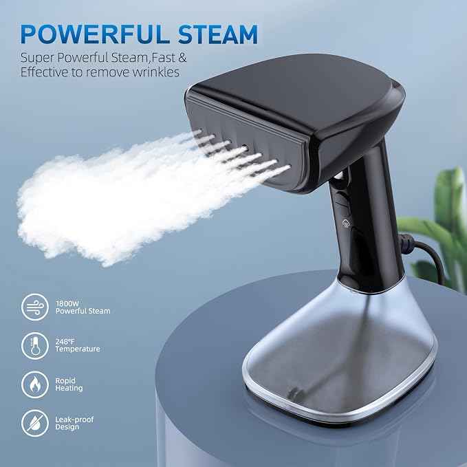 Steamer for Clothes -1800W - Image 2