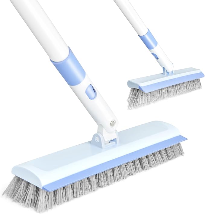 Floor Scrub Brush and V-Shape Grout Brush by XXFLOWER