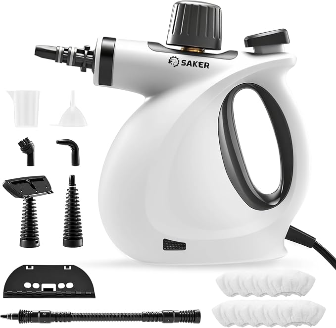 Saker Handheld Steam Cleaner New, Portable Steam Cleaner by Saker