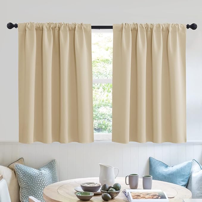 RYB HOME Room Darkening Short Curtains by RYBHOME