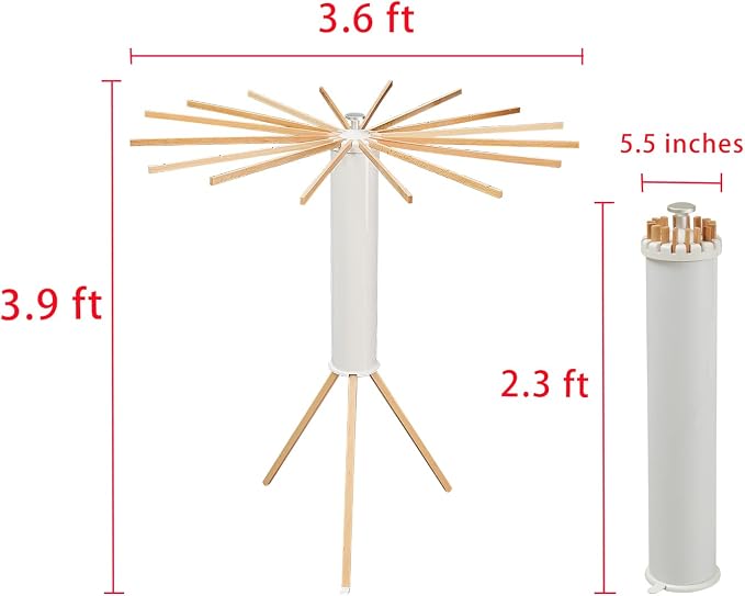 JOOM Tripod Clothes Drying Rack, Garment Rack Portable and Foldable Space