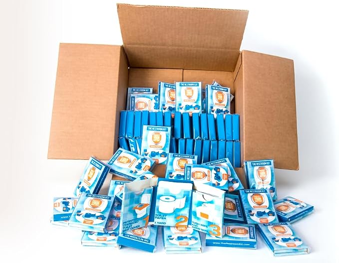 The Restroom Kit – Mini Toilet Paper & Travel Hygiene Kit | to Go Toilet Paper by THERESTROOMKIT