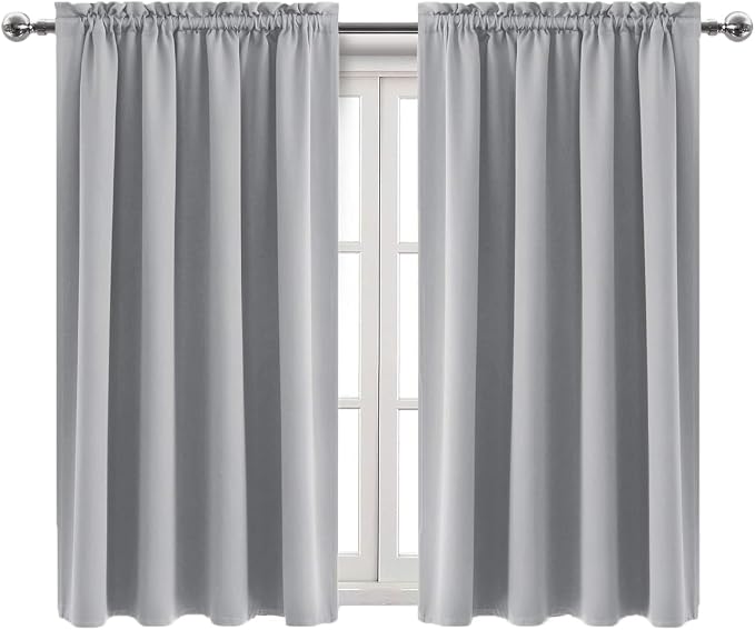 DWCN Blackout Curtains Room Darkening Thermal Insulated Bedroom Curtains Window - Image 9