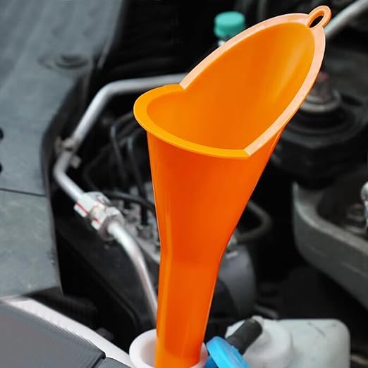 4 Pcs Plastic Long Neck Oil Funnel - Image 4