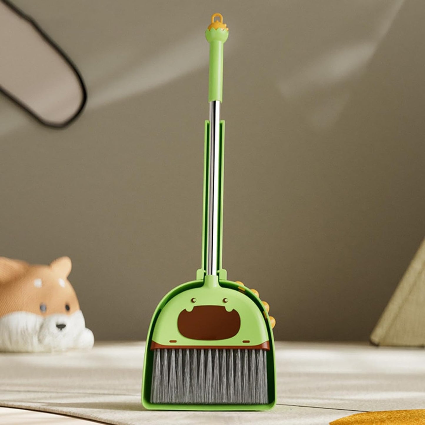 Toy Broom , Stylish, Dustpan – Premium Compact Versatile Lightweight Combo Set Kids Play, Learn Education Activities Preschool, Children Boys Girls | Preschool Children Boys and Girls