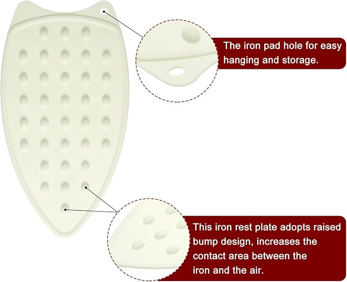 HARFINGTON 2pcs Silicone Iron Rest Pad - Image 4