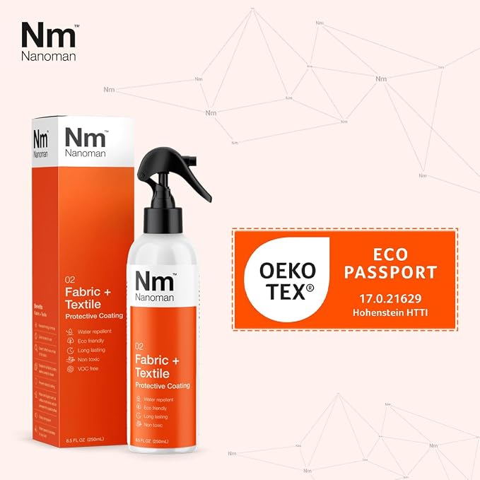 NANOMAN Fabric Waterproof Spray – Protects Shoes, Leather & More. Eco-Friendly - Image 6