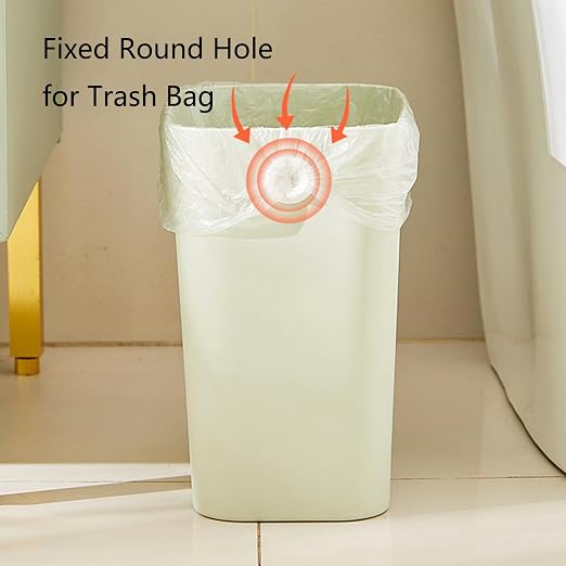 Rectanglar Small Trash Can 3 Pack, 3 Gallon/12 L Office Garbage Can Wastebasket - Image 3