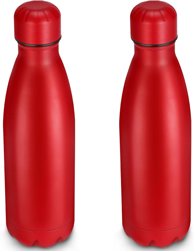 25oz Cola-Bottle Shaped Stainless Steel Leak-proof Water Bottle, Double Wall by Unknown