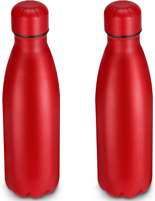 25oz Cola-Bottle Shaped Stainless Steel Leak-proof Water Bottle, Double Wall by Unknown