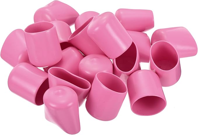 uxcell 20pcs Rubber End Caps 21mm ID Vinyl PVC Round Tube Bolt Cap Cover Screw - Image 4