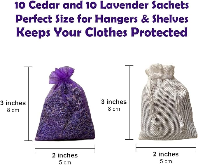 Cedar Chips and Lavender Sachets - Image 3