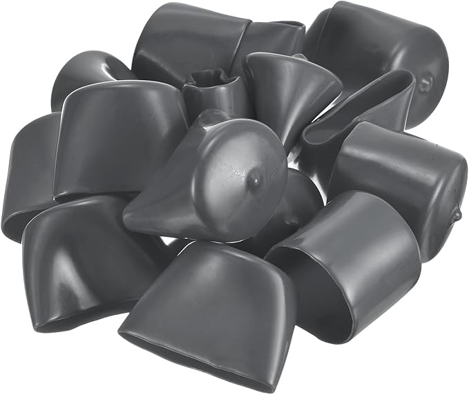 uxcell 20pcs Rubber End Caps 41mm ID Vinyl Round Tube Bolt Cap Cover Thread - Image 4