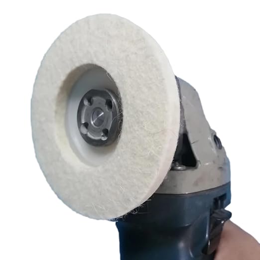 10 Pcs 4 Inch Wool Felt Polishing Wheel Disc, Wool Polishing Wheel Disc - Image 6
