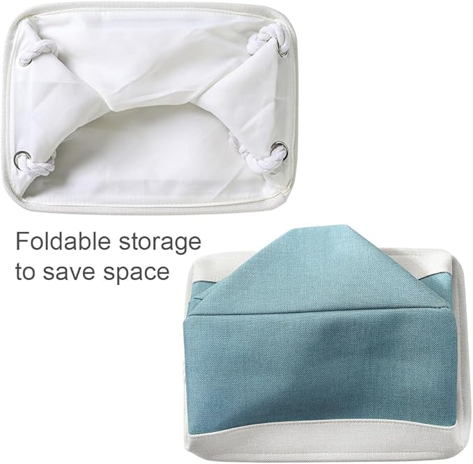Storage Cubes - 4 Pack Large Fabric Baskets - Image 7