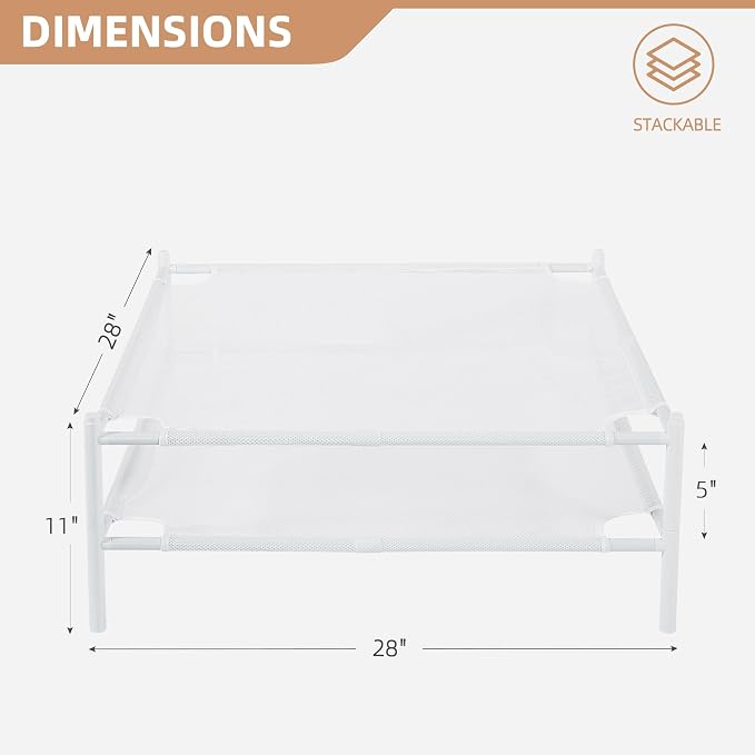 STORAGE MANIAC Sweater Drying Rack, Mesh Clothes Drying Rack, Stackable Laundry - Image 3