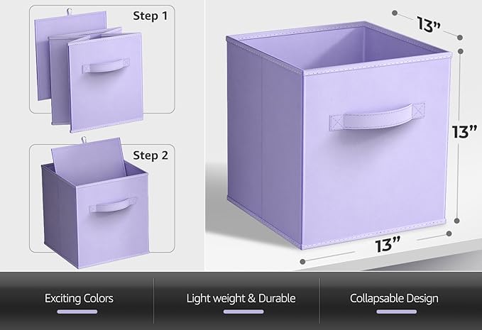 Sorbus Fabric Storage Cubes - Image 6