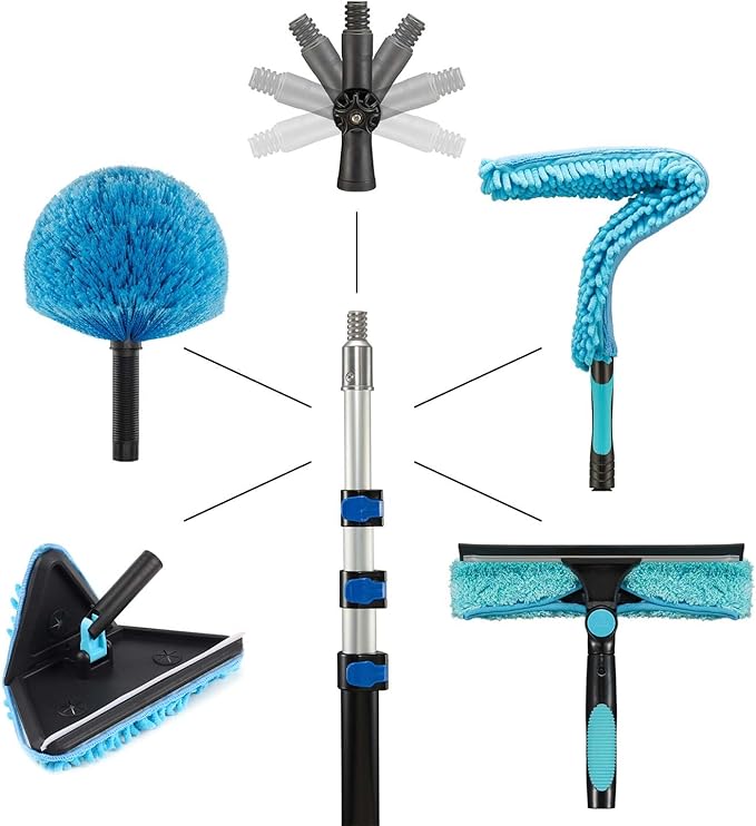 16 Feet High Ceilings Baseboard Wall Cleaner Mop - Image 5