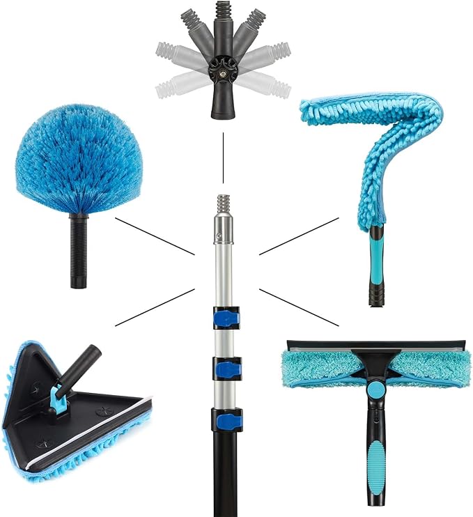 25 Feet High Ceilings Baseboard Wall Cleaner Mop - Image 5