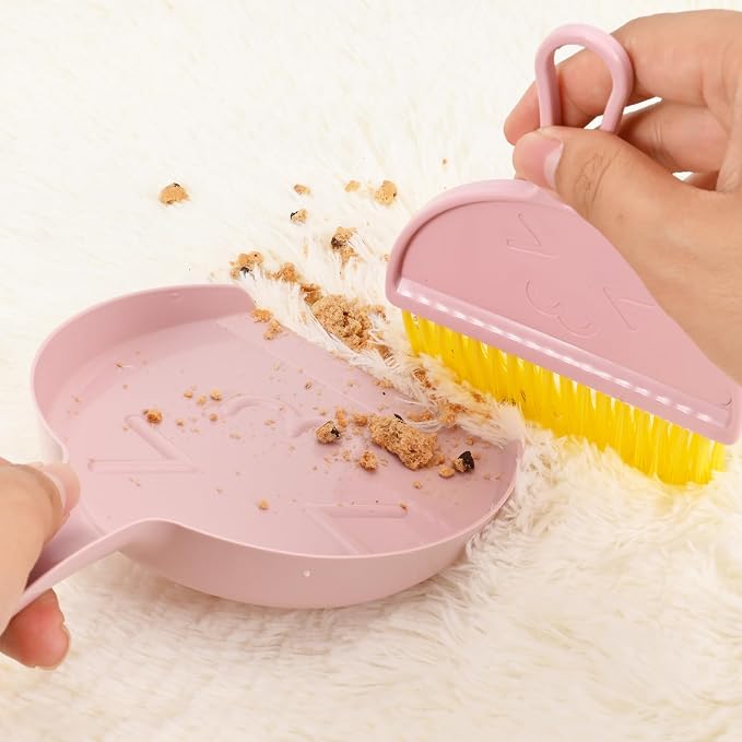 Small Broom and Dustpan Set, mini Compact Portable, - Image 3