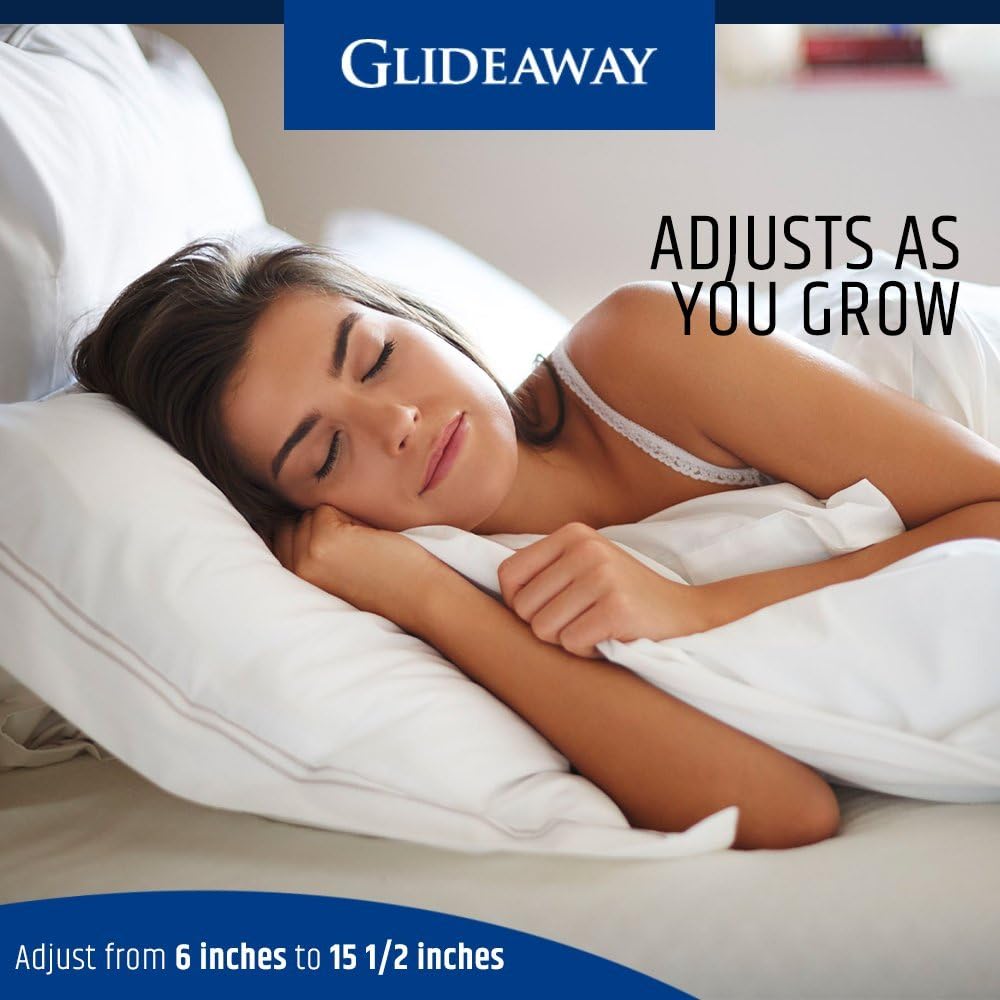 Glideaway X-Support Bed Frame Support System, GS-3 XS Model - 3 Cross Rails and 3 Legs - Strong Center Support Base for Full, Queen and King Mattress, Box Springs, and Bed Foundations