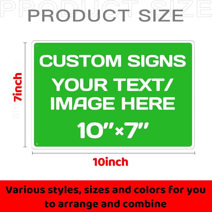 Personalized Aluminum Metal Signs - Image 2