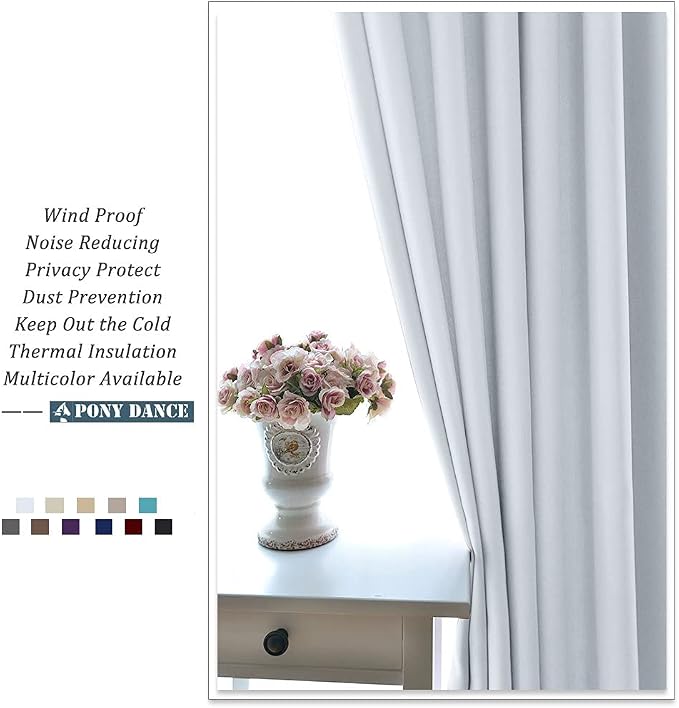 PONY DANCE Room Darkening Curtains - Image 6