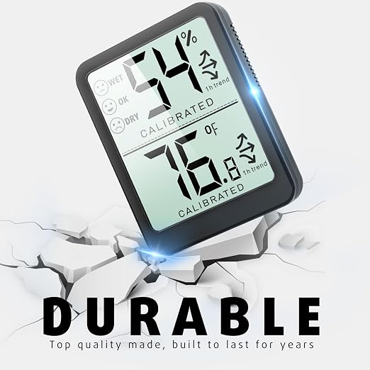 4-Pack Room Thermometer Indoor Hygrometer, Small Digital Temperature and - Image 5