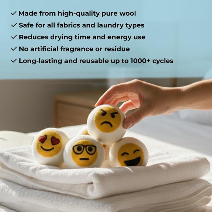 Ezhippie Quality Wool Dryer Balls - Image 6
