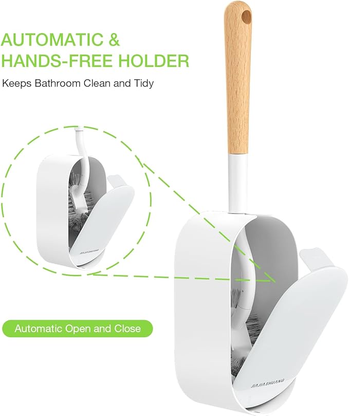 Bamboo Toilet Brush Set, 2 Pack - Image 3