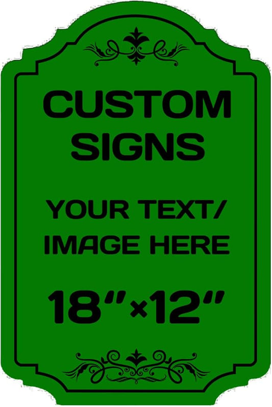 Personalized Aluminum Metal Signs by Repaly