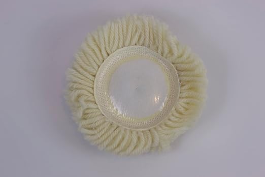 PMD Products 5pk 3" Inch Buffer Polish Pads Long Natural Wool Hook and Loop - Image 8