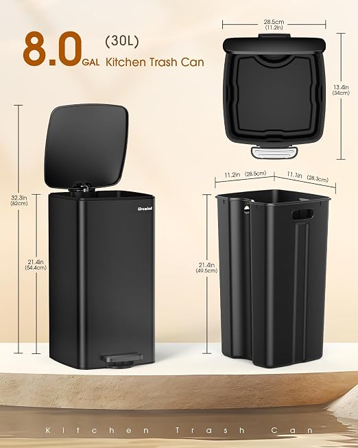 Lovewind Kitchen Trash Can - Image 7
