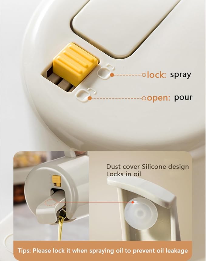 2 in 1 Glass Oil Sprayer and Dispenser - Image 7