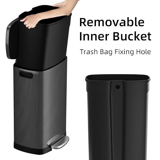 KUK 13 Gallon Kitchen Trash Can - Image 4