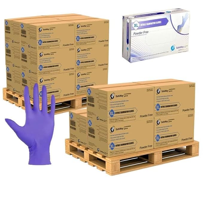 SafeWay Nitrile Disposable Gloves — Multi-Purpose Powder-Free, Medical Use by safeway