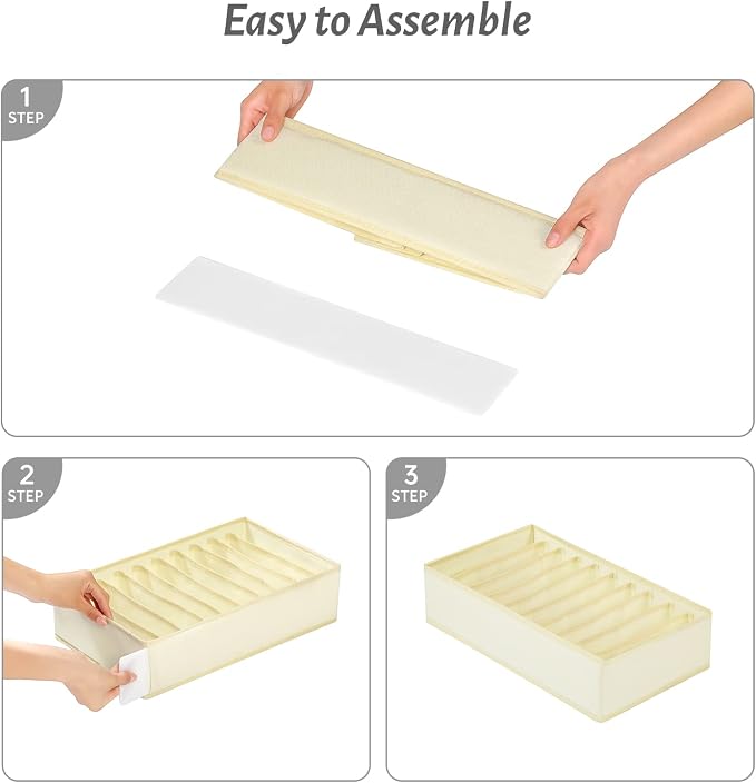 4 Packs T-shirt Drawer Organizers - Image 5