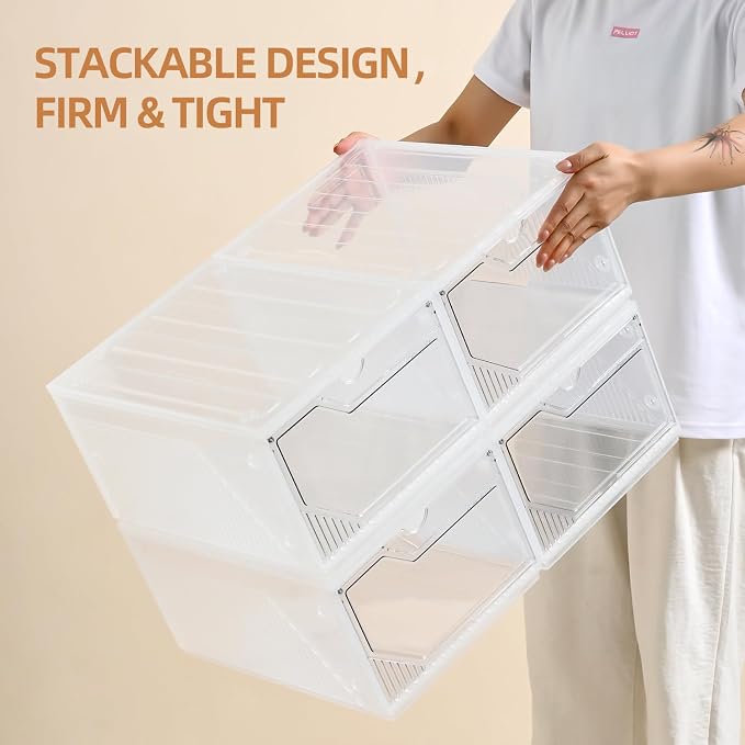 Modular XX-Large Shoe Organizer, 6 Pack Shoe Storage Organizer Easy to Assemble - Image 5