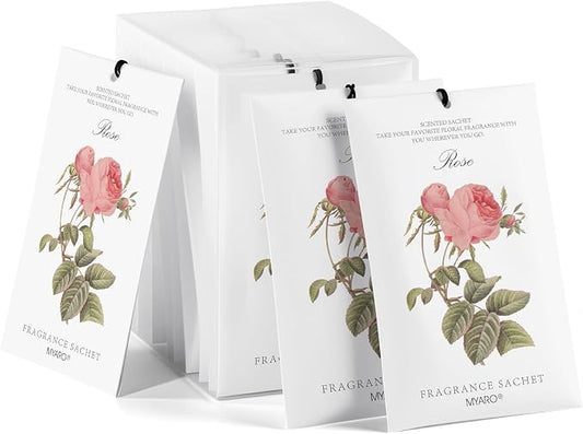 12 Pcs Rose Sachets Long Lasting Air Freshener Fragrance Potpourri Bags Odor by MYARO